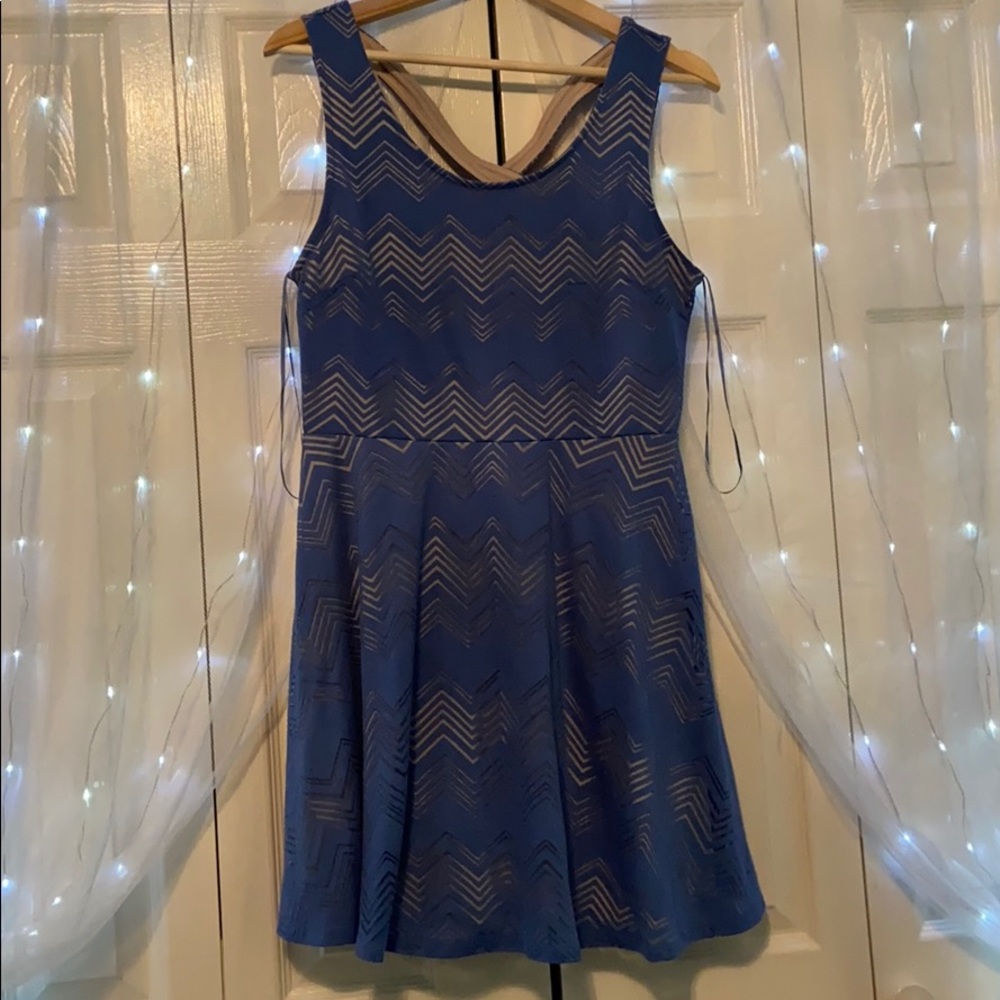Blue dress